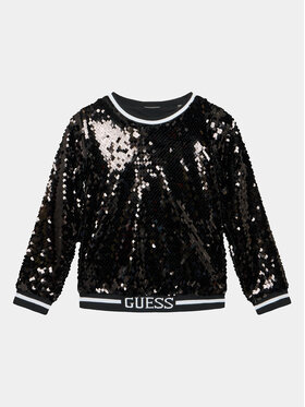 Guess Guess Majica dugih rukava J3BQ27 WEXY0 Crna Regular Fit