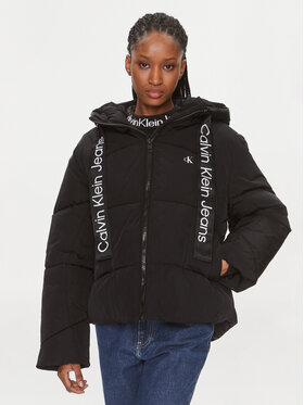 Calvin Klein Jeans Calvin Klein Jeans Pehelykabát J20J221901 Fekete Regular Fit