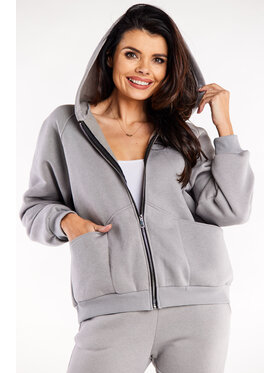 Infinite You Infinite You Felpa M324 Grigio Basic Fit