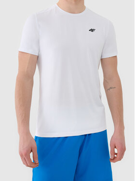 4F 4F T-Shirt 4FWAW26TFTSM2355-10S Biały Active Fit