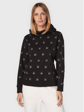 Puma Puma Μπλούζα Brand Love 535706 Μαύρο Relaxed Fit