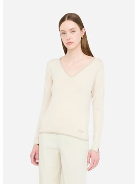 Liu Jo Liu Jo Sweter MF5227MS49I20304 Beżowy Slim Fit