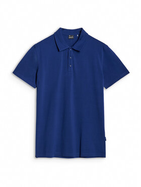 4F 4F Polo MIDSHOP TEXTILE Granatowy Regular Fit