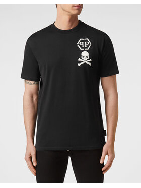 PHILIPP PLEIN PHILIPP PLEIN T-Shirt 22831 Czarny Regular Fit