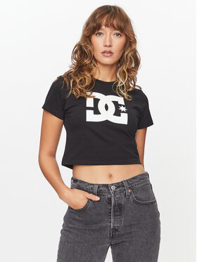 DC DC T-Shirt Dc Star Tees ADJZT03035 Černá Regular Fit