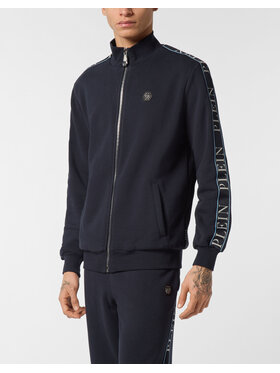 PHILIPP PLEIN PHILIPP PLEIN Mikina 26915 Tmavomodrá Jegging Fit