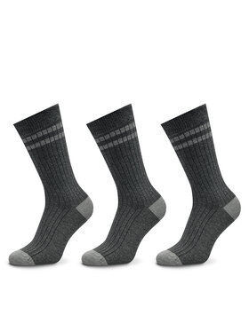 Pepe Jeans Pepe Jeans Set di 3 paia di calzini lunghi da uomo PMU30057 Grigio