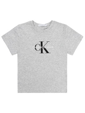 Calvin Klein Jeans Calvin Klein Jeans T-shirt Monogram Logo IU0IU00068 Grigio Regular Fit