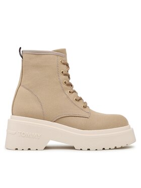 Tommy Jeans Tommy Jeans Botki Lace Up Festiv EN0EN02133 Brązowy