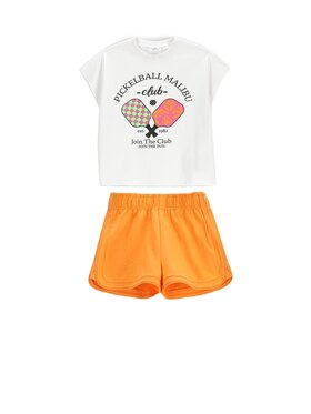 Coccodrillo Coccodrillo Komplet t-shirt i spodenki WC6117418XXG-022 Kolorowy Regular Fit