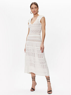 TWINSET TWINSET Robe d'été 231TT3090 Blanc Regular Fit