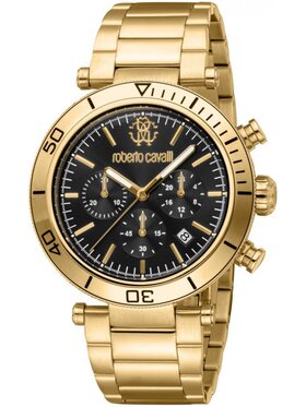 Roberto Cavalli Roberto Cavalli Zegarek RC5G128M0065 Złoty