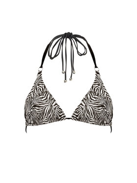 Love and Hate Love and Hate Bikini pezzo sopra Zebra Nero