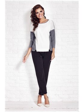 Awama Awama Maglione A081 Écru Basic Fit