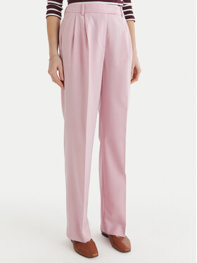 Tommy Hilfiger Tommy Hilfiger Pantaloni di tessuto Timeless WW0WW48352 Rosa Straight Fit