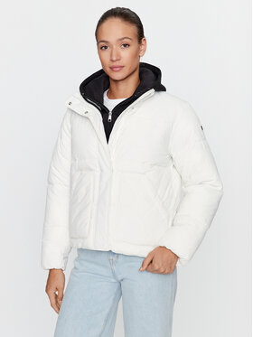 Champion Champion Pernata jakna Jacket 116922 Écru Custom Fit
