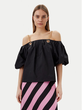 LOLA CASADEMUNT LOLA CASADEMUNT Särkpluus MS2515040 Must Relaxed Fit