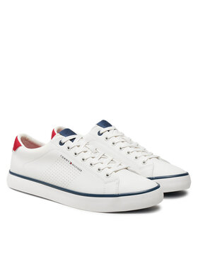 Tommy Hilfiger Superge Th Hi Vulc Low Core Seasonal FM0FM05110 Écru