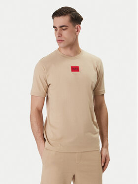 HUGO HUGO T-shirt Diragolino212 50447978 Bež Regular Fit