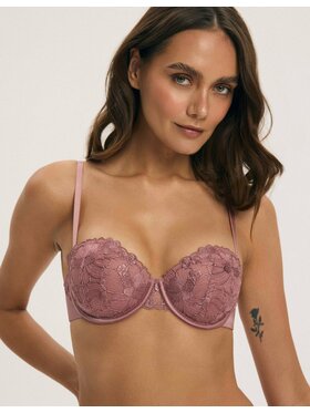 Esotiq Esotiq Biustonosz push-up 43527 Różowy