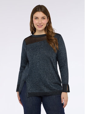 Fiorella Rubino Fiorella Rubino Maglione M013L008261N034 Blu Regular Fit