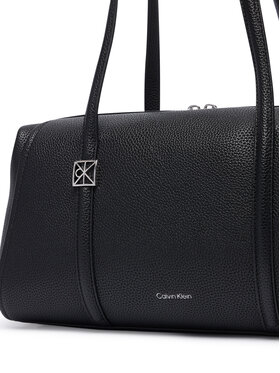 Calvin Klein Calvin Klein Rankinė Emblem Hw Pebble Doctor Shoulder LV04F3614G Juoda