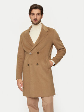 Guess Guess Вовняне пальто M4BL47 WGJU2 Бежевий Regular Fit