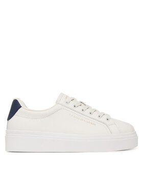 Tommy Hilfiger Tommy Hilfiger Sneakersy Chic Cupsole FW0FW09107 Écru