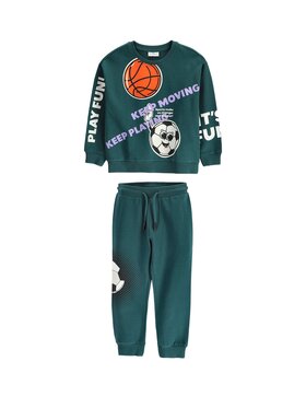 Coccodrillo Coccodrillo Komplet dresowy ZC6117301SBK-013 Turkusowy Regular Fit