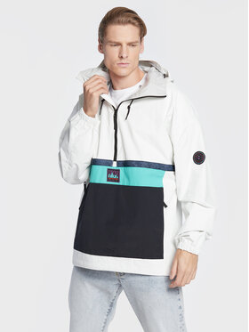 Quiksilver Quiksilver Анорак Steeze EQYTJ03365 Бял Relaxed Fit