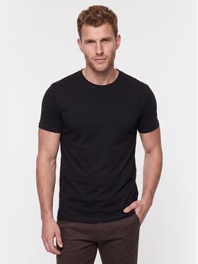 BASICLO BASICLO T-Shirt W-2326-99 Czarny Regular Fit