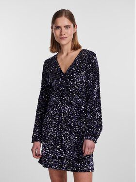 Pieces Pieces Cocktail obleka 17133626 Črna Slim Fit