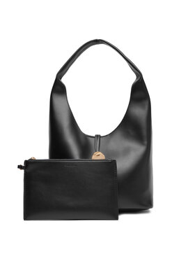 Calvin Klein Jeans Calvin Klein Jeans Geantă Stone Lock Slouchy Small Shoulde LV04K3176G Negru