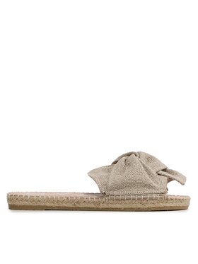 Manebi Manebi Εσπαντρίγιες Oragnic Hemp Sandals With Knnot O 7.1 JK Μπεζ