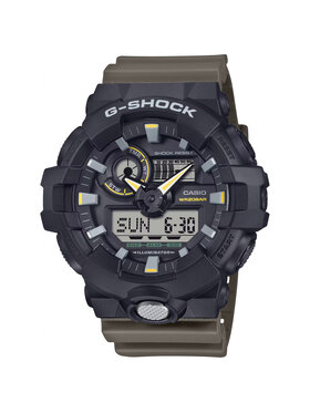 Casio Casio Zegarek GA-710TU-1A3ER Brązowy