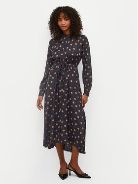 Kaffe Kaffe Krekla kleita Oline 10551216 Melns Regular Fit