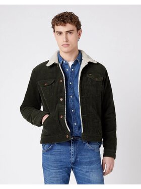 Wrangler Wrangler Kurtka przejściowa 12MJ SHERPA Zielony Regular Fit