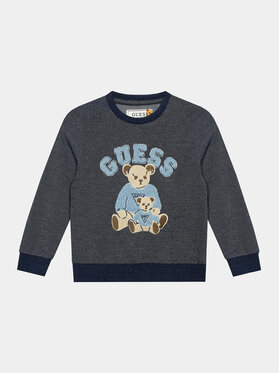 Guess Guess Majica dugih rukava N3BQ04 KBYT0 Tamnoplava Regular Fit