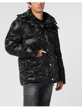 PHILIPP PLEIN PHILIPP PLEIN Giubbotto piumino 28621 Nero Regular Fit
