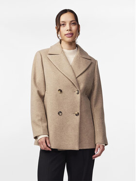 YAS YAS Демісезонний плащ Ignite 26032855 Бежевий Regular Fit
