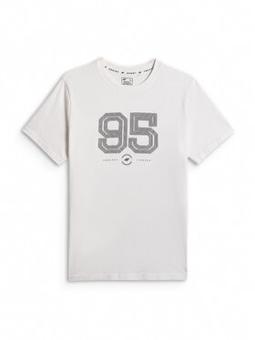 4F 4F T-Shirt SPORTS CLUB Biały Regular Fit