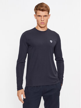 EA7 Emporio Armani EA7 Emporio Armani Тениска с дълъг ръкав 8NPT17 PJRGZ 1578 Тъмносин Regular Fit
