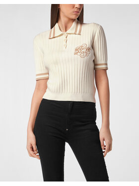 PHILIPP PLEIN PHILIPP PLEIN Polokošeľa 27245 Biela Regular Fit