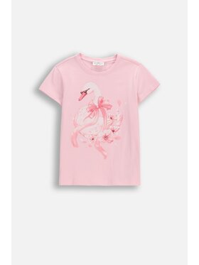 Coccodrillo Coccodrillo T-Shirt WC6143203VGA-033 Różowy Regular Fit