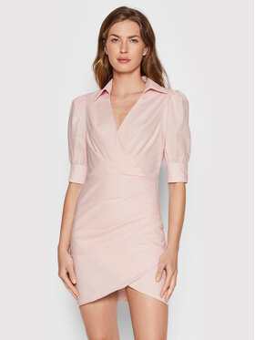 Glamorous Glamorous Haljina košulja GS0413 Ružičasta Slim Fit