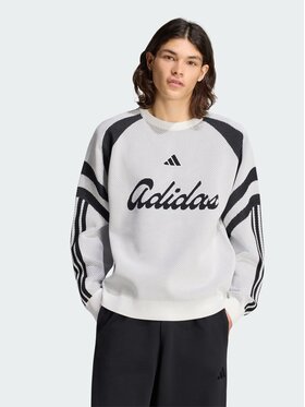 adidas adidas Bluza 169980 Biały Loose Fit