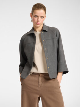 Elena Mirò Elena Mirò Giacca outdoor R045P000078N023 Grigio Boxy Fit