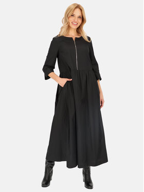 L’AF L’AF Sukienka codzienna Wanda Czarny Regular Fit