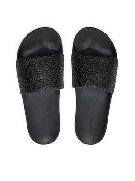 Calvin Klein Natikače Pool Slide Mono HM0HM01517 Crna