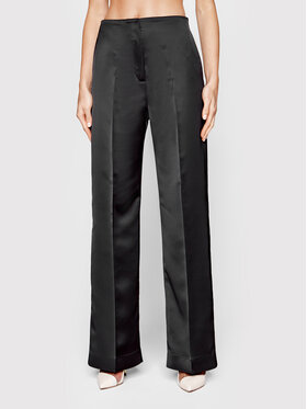 Calvin Klein Calvin Klein Pantaloni di tessuto Duchess Satin K20K204429 Nero Regular Fit